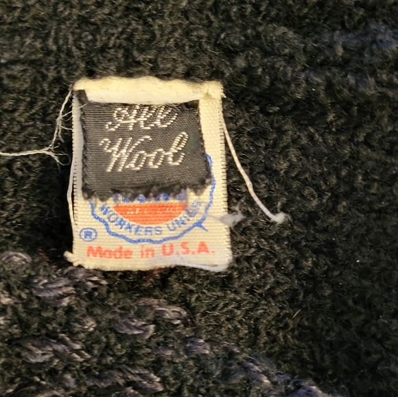 Adolfo New York Vintage 70s Black Wool Boulce Sweater Jacket Medium - Picture 10 of 11